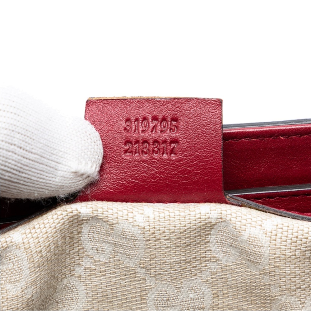 Gucci Bright Bit Patent Leather Handbag - Authentic Red - Gucci Tote Bag - Picture 8 of 13